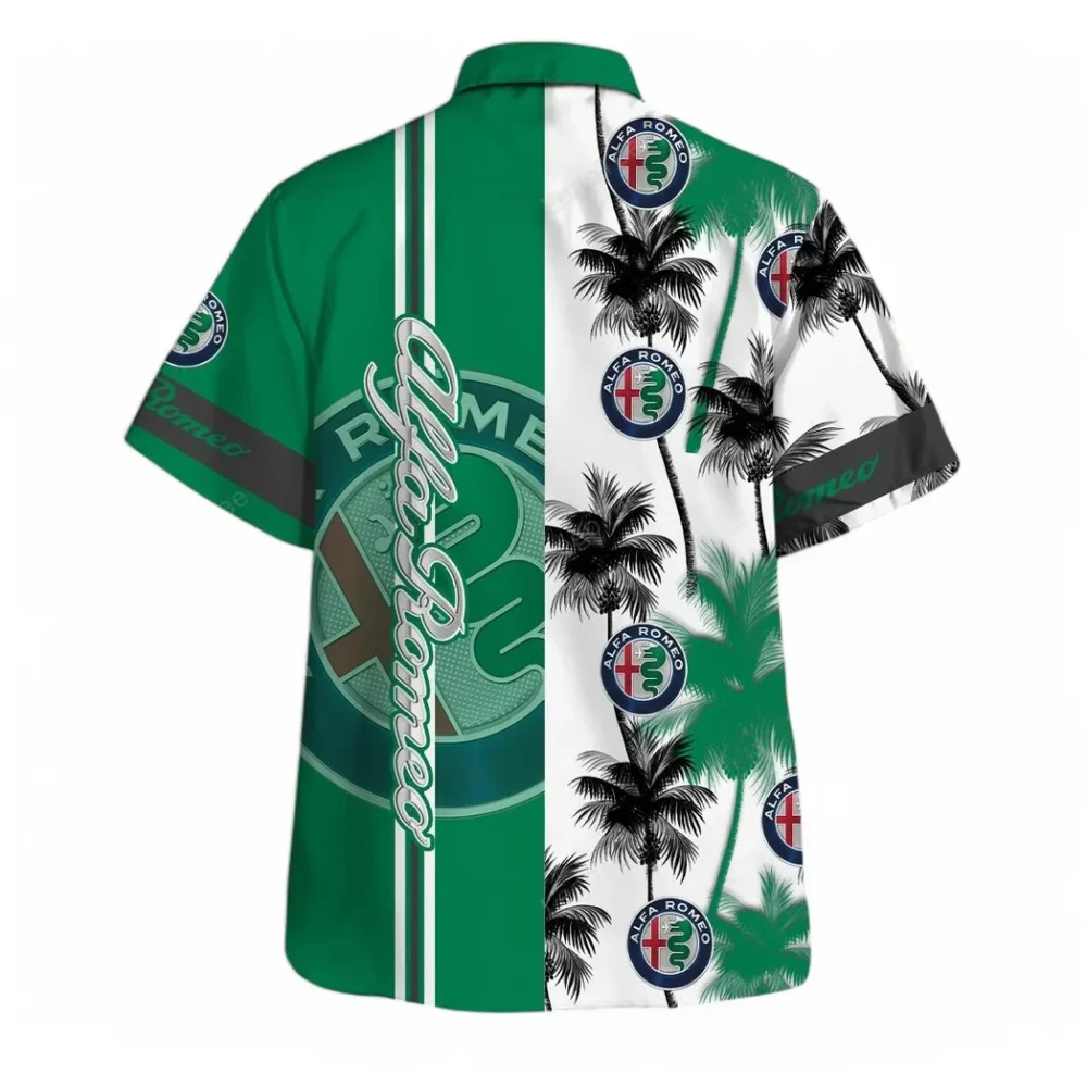 Italian Classic Hawaiian Shirt Exclusive Logo, Open Road Button Shirt CAR143 - Image 3
