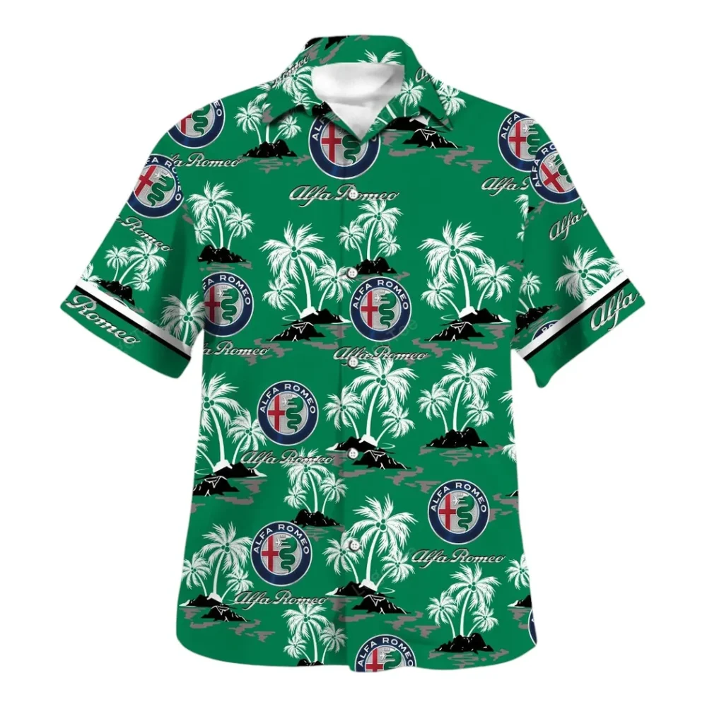 Sport Sedan Hawaiian Shirt Exclusive Logo, Street-Ready Button Shirt CAR144 - Image 2