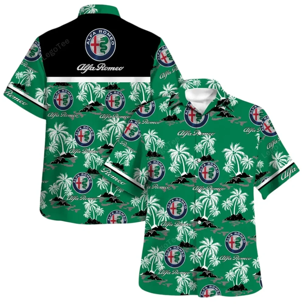 Sport Sedan Hawaiian Shirt Exclusive Logo, Street-Ready Button Shirt CAR144 - Image 4