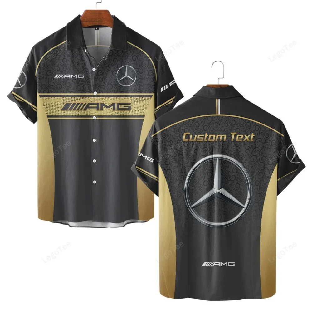 Performance Car Hawaiian Shirt Exclusive Logo, Custom Ride Button Shirt CAR137 - Image 2