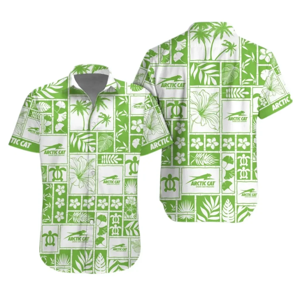 Motor Vehicle Hawaiian Shirt Exclusive Logo, Road-Trip Ready Button Shirt CAR350 - Image 2