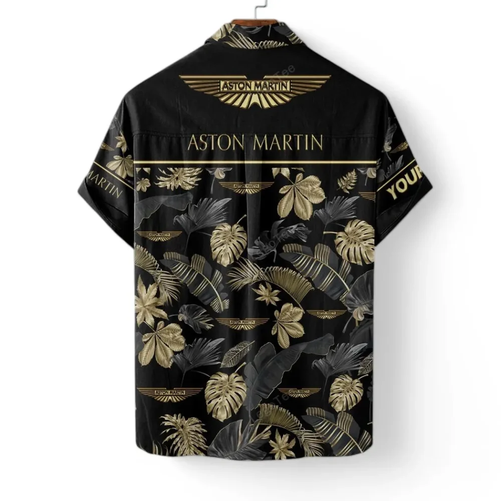 Luxury Sports Car Hawaiian Shirt Exclusive Logo, Custom Garage Button Shirt CAR139 - Image 4