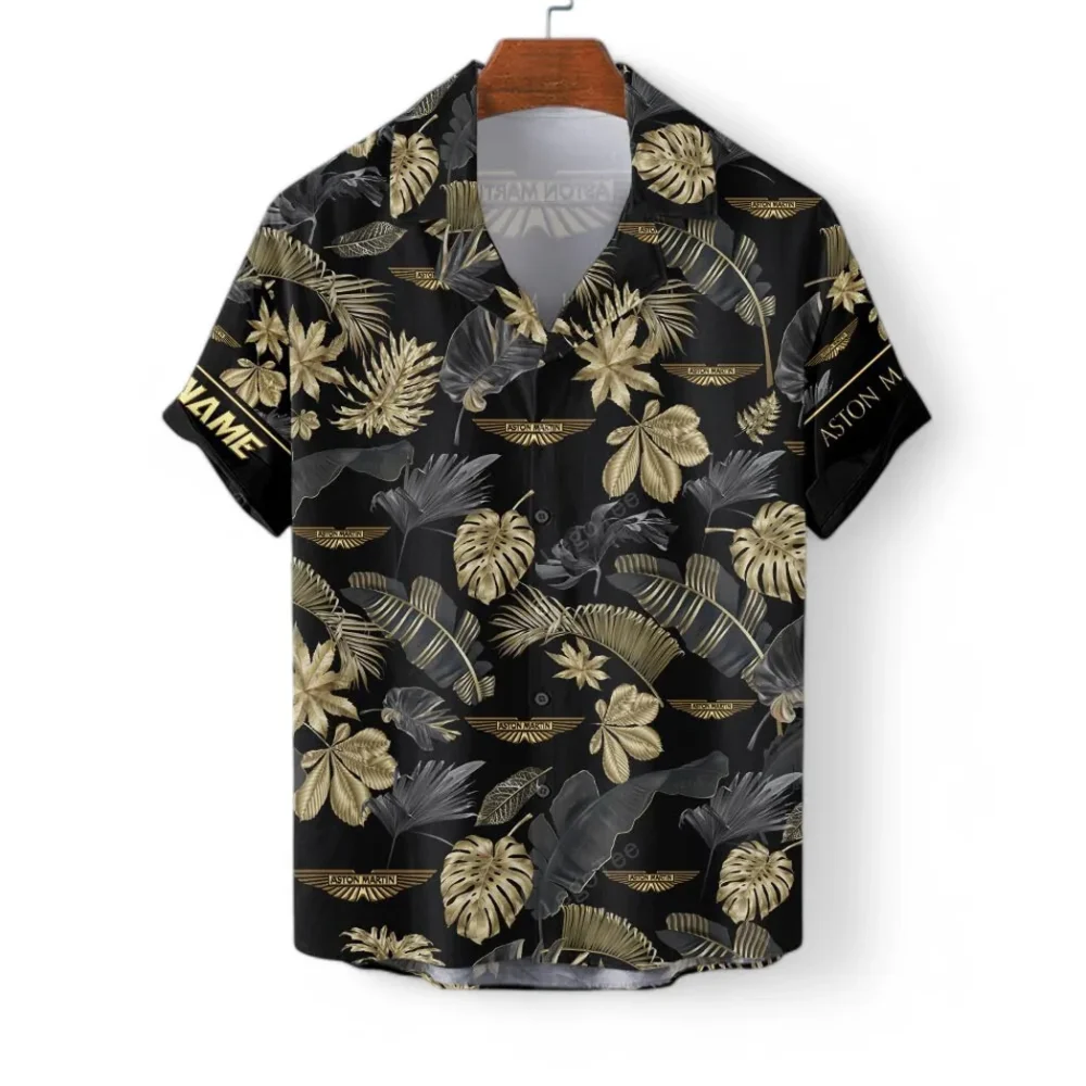 Luxury Sports Car Hawaiian Shirt Exclusive Logo, Custom Garage Button Shirt CAR139 - Image 3