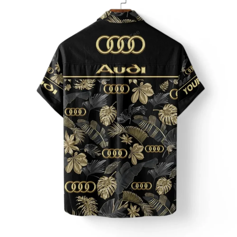 Luxury Car Hawaiian Shirt Exclusive Logo, Summer Garage Button Shirt CAR139 - Image 4
