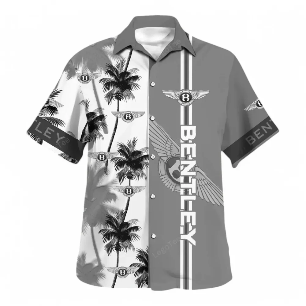 High-End Coupe Hawaiian Shirt Exclusive Logo, Urban Driver Button Shirt CAR143 - Image 2