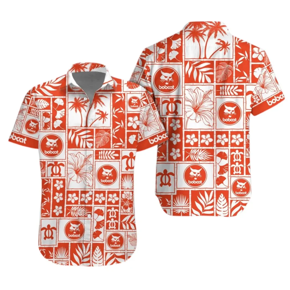 Construction Equipment Hawaiian Shirt Exclusive Logo, Performance Gear Button Shirt CAR350 - Image 2