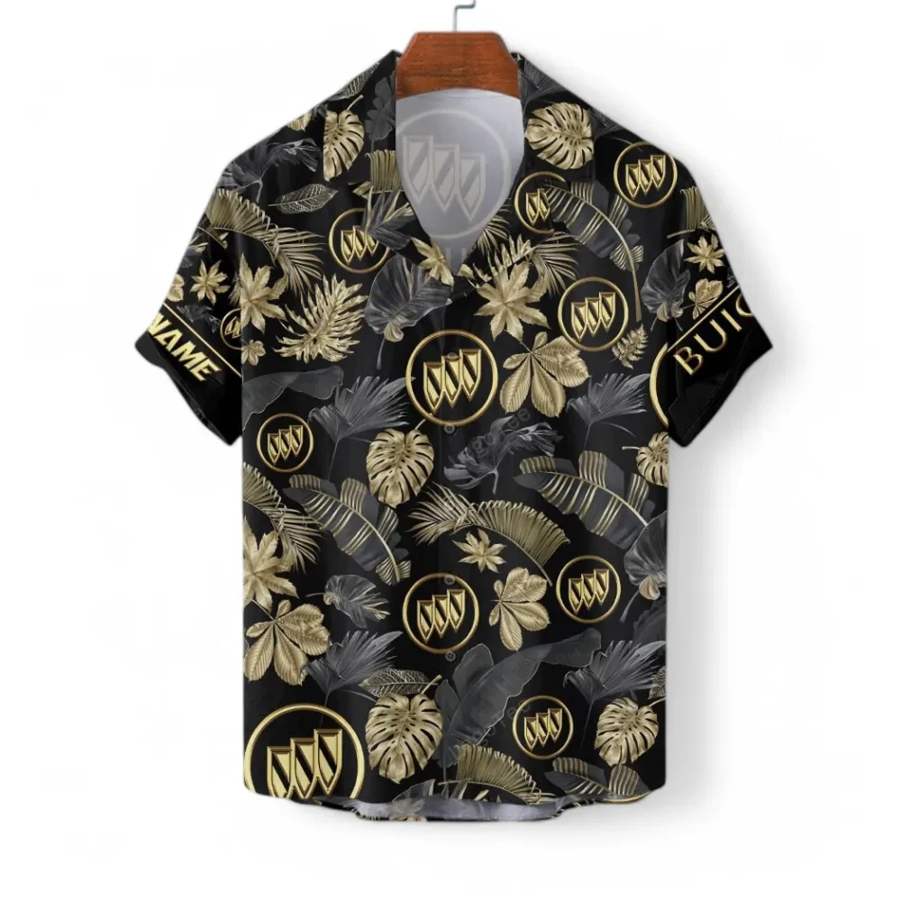 Luxury Car Hawaiian Shirt Exclusive Logo, Performance Gear Button Shirt CAR139 - Image 3