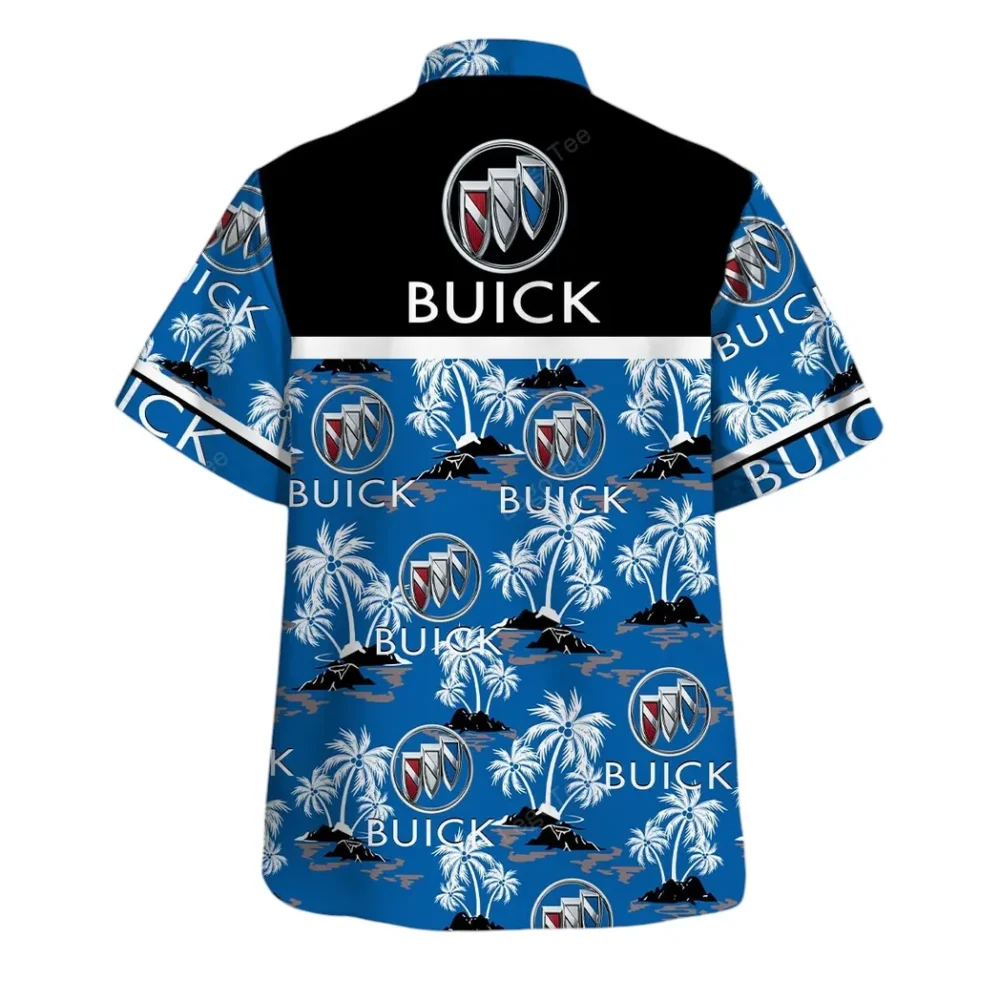 Luxury Car Hawaiian Shirt Exclusive Logo, Custom Garage Button Shirt CAR144 - Image 3
