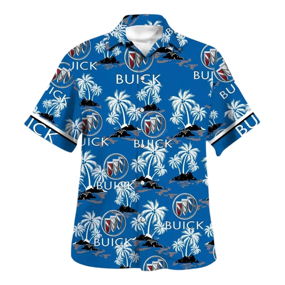 Luxury Car Hawaiian Shirt Exclusive Logo, Custom Garage Button Shirt CAR144 - Image 2