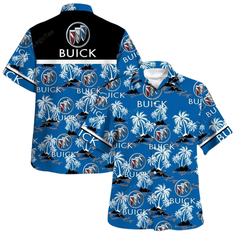 Luxury Car Hawaiian Shirt Exclusive Logo, Custom Garage Button Shirt CAR144 - Image 4