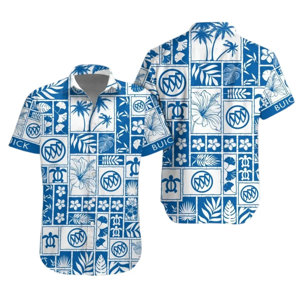 Comfort-Oriented Car Hawaiian Shirt Exclusive Logo, Hot Rod Button Shirt CAR350 - Image 2