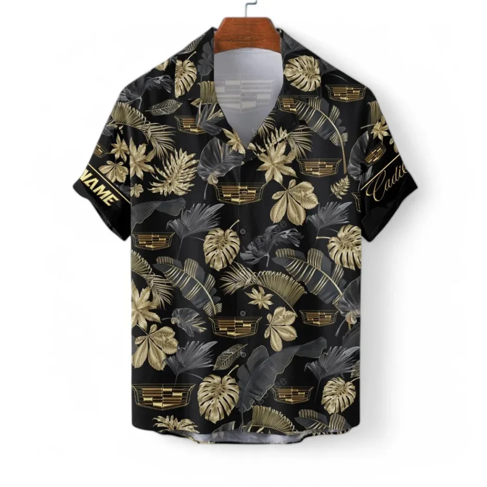 Classic Cruiser Hawaiian Shirt Exclusive Logo, Road-Trip Ready Button Shirt CAR139 - Image 3