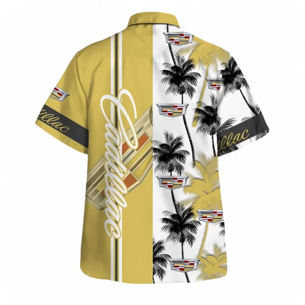 Elegant Touring Car Hawaiian Shirt Exclusive Logo, Street Racer Button Shirt CAR143 - Image 3