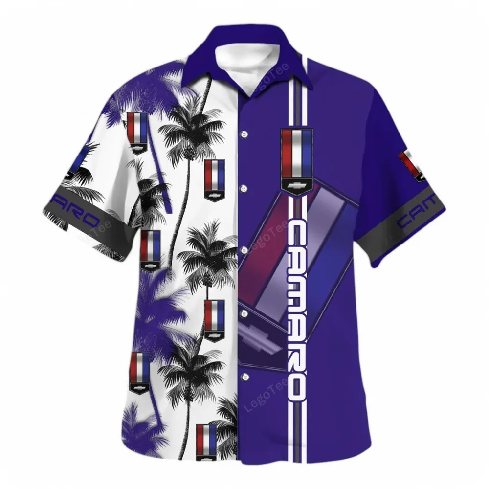 Street Racer Hawaiian Shirt Exclusive Logo, Bold Driver Button Shirt CAR143 - Image 2