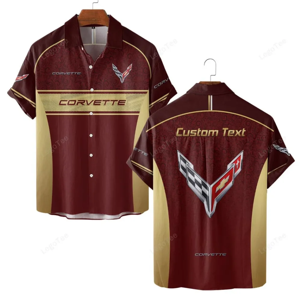 Iconic Sports Car Hawaiian Shirt Exclusive Logo, Street Racer Button Shirt CAR137 - Image 2