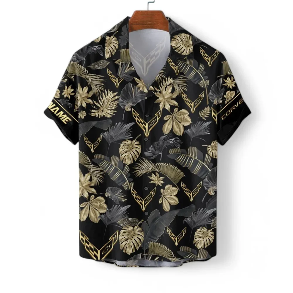 Sports Car Hawaiian Shirt Exclusive Logo, Summer Garage Button Shirt CAR139 - Image 3