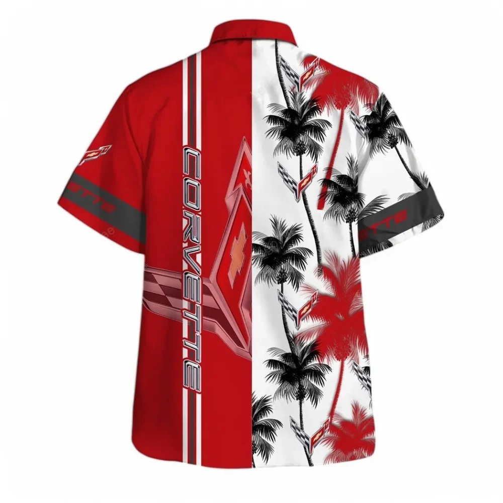 Sports Car Hawaiian Shirt Exclusive Logo, Gearhead Style Button Shirt CAR143 - Image 3