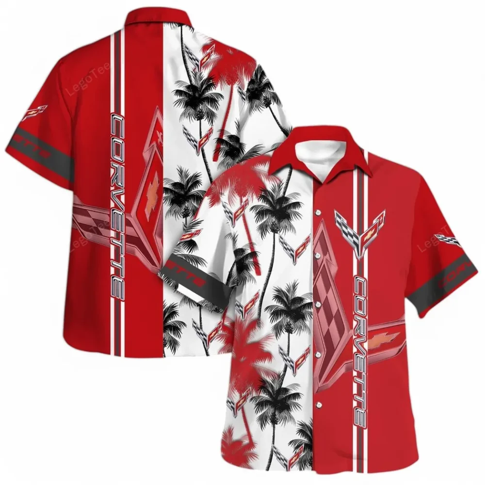 Sports Car Hawaiian Shirt Exclusive Logo, Gearhead Style Button Shirt CAR143 - Image 4