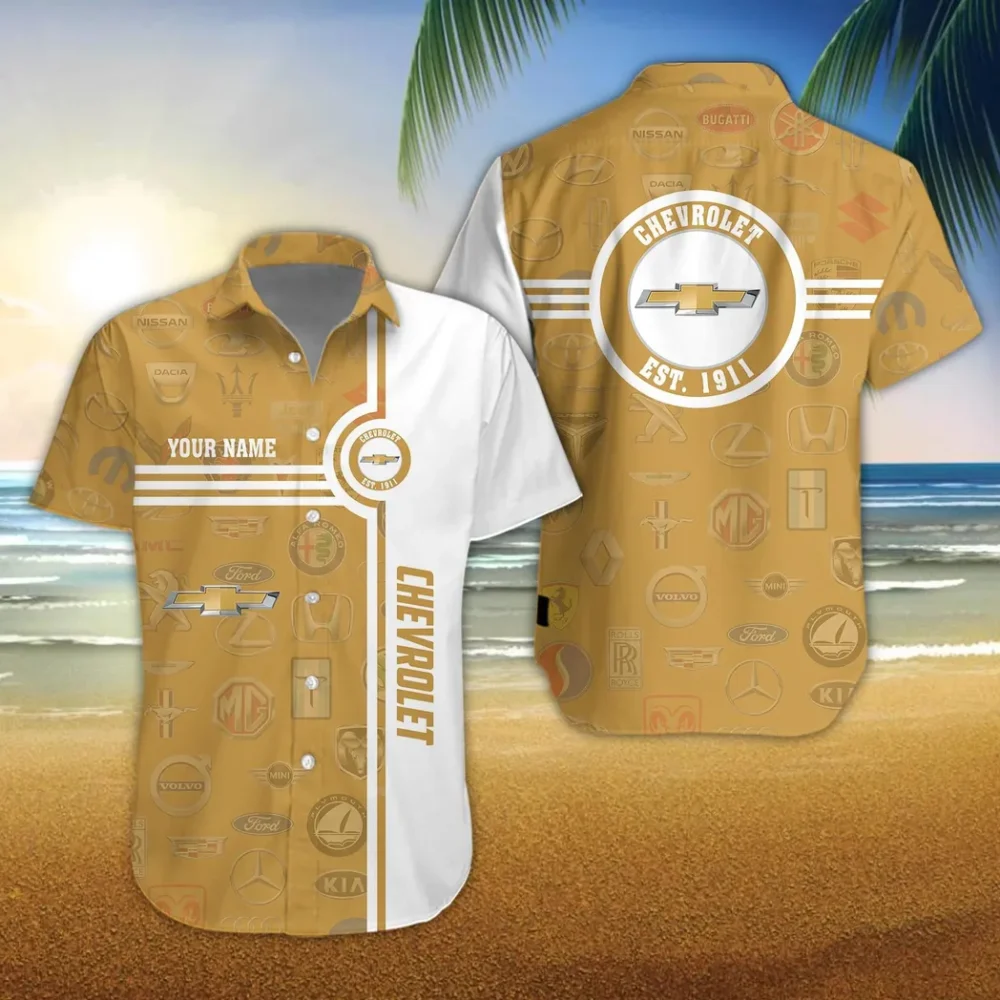 Reliable Family Car Hawaiian Shirt Exclusive Logo, Custom Garage Button Shirt CAR174 - Image 3