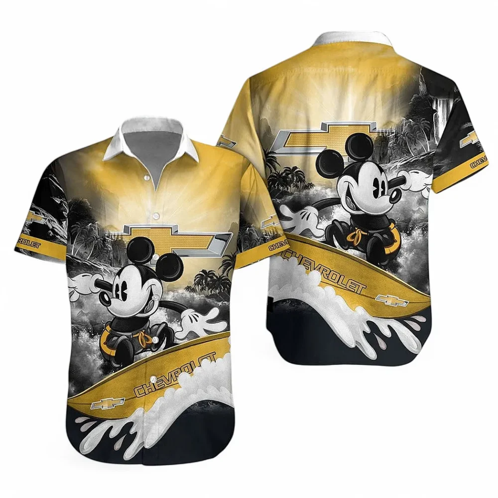 Classic Roadster Hawaiian Shirt Exclusive Logo, Street Racer Button Shirt CAR151 - Image 3