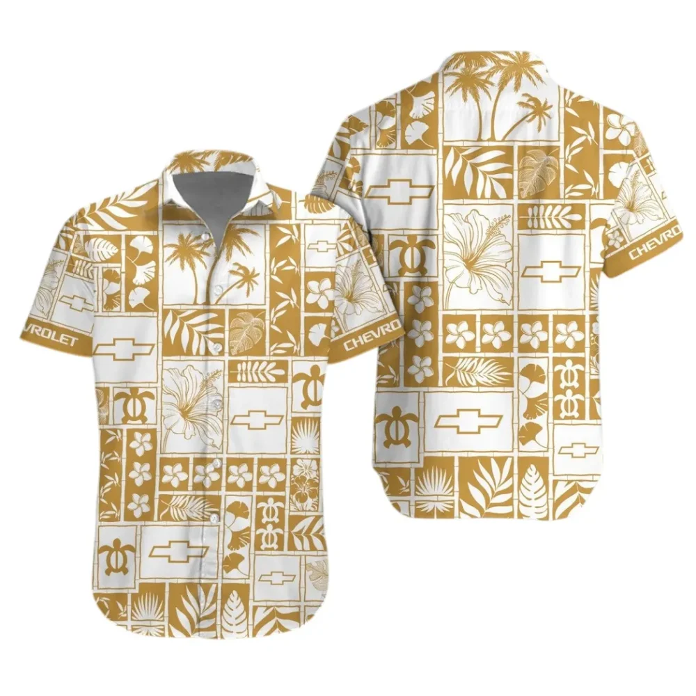 Modern Crossover Hawaiian Shirt Exclusive Logo, Performance Gear Button Shirt CAR350 - Image 2