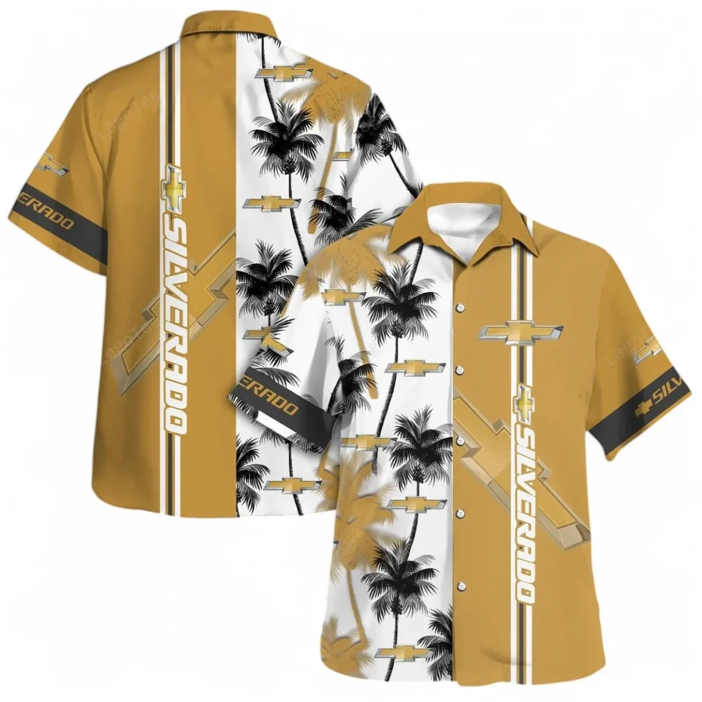 Utility Pickup Hawaiian Shirt Exclusive Logo, Hot Rod Button Shirt CAR143 - Image 4