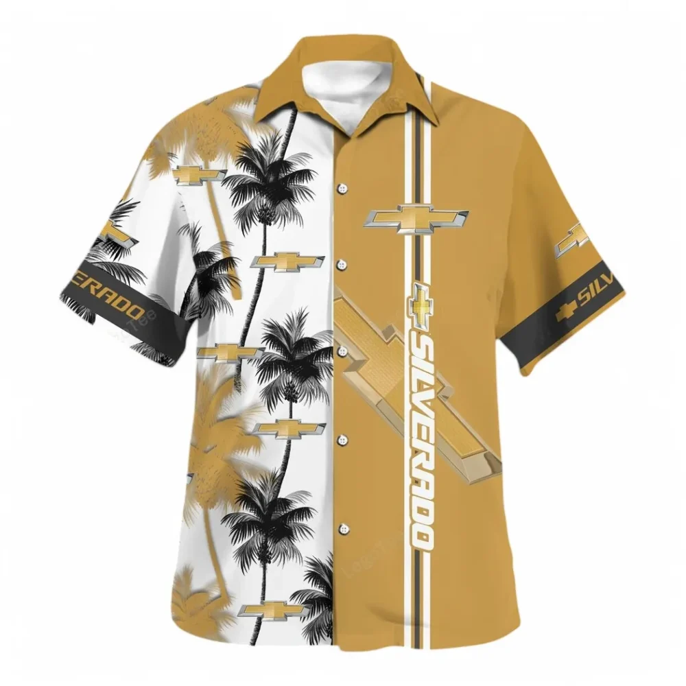 Utility Pickup Hawaiian Shirt Exclusive Logo, Hot Rod Button Shirt CAR143 - Image 2