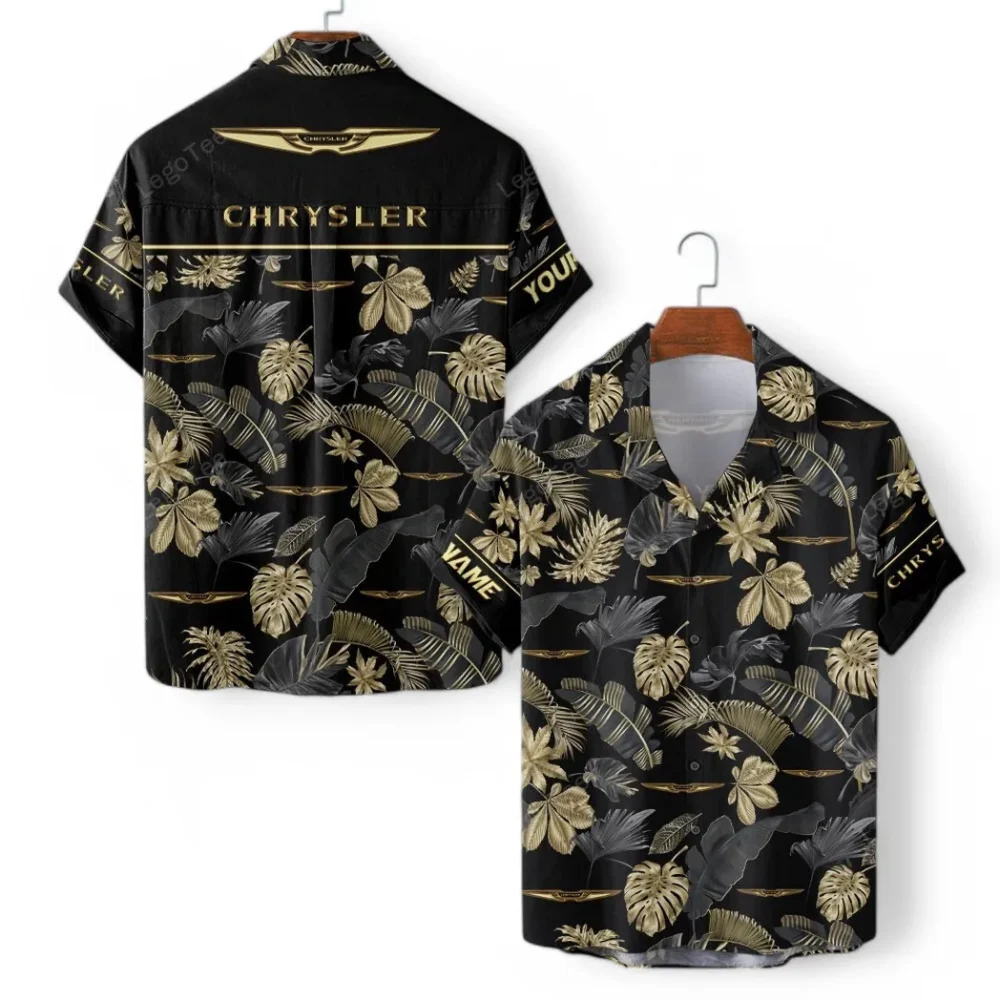 Executive Vehicle Hawaiian Shirt Exclusive Logo, Summer Garage Button Shirt CAR139 - Image 2