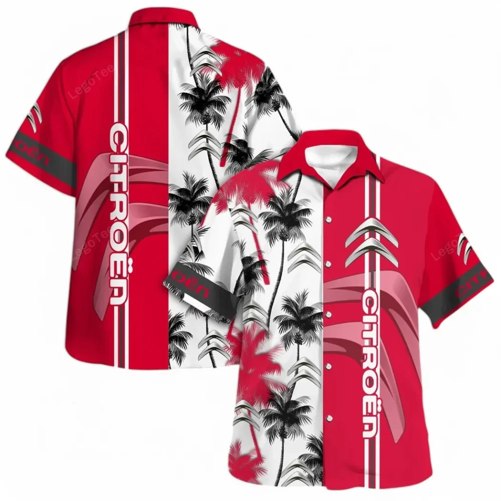 Family Car Hawaiian Shirt Exclusive Logo, Auto Fan Button Shirt CAR143 - Image 4