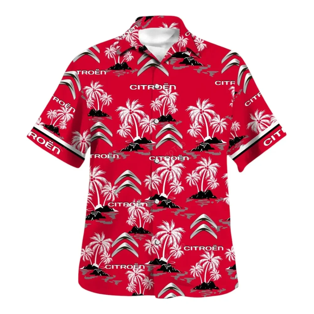 Efficient Vehicle Hawaiian Shirt Exclusive Logo, Open Road Button Shirt CAR144 - Image 2