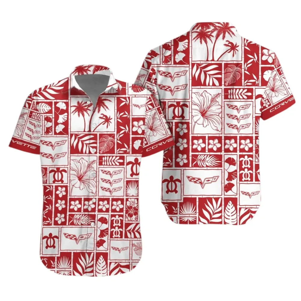 Speed Coupe Hawaiian Shirt Exclusive Logo, Bold Driver Button Shirt CAR350 - Image 2