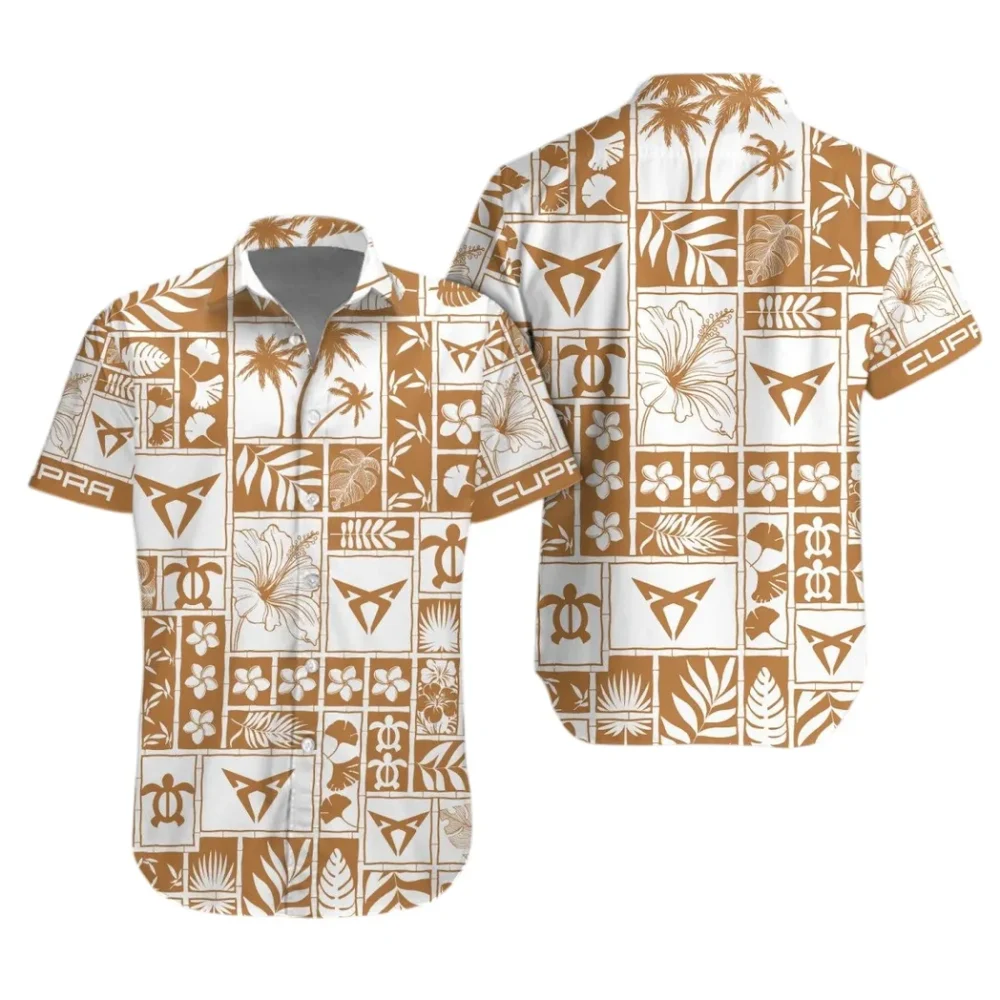 Racing-Inspired Car Hawaiian Shirt Exclusive Logo, Performance Gear Button Shirt CAR350 - Image 2