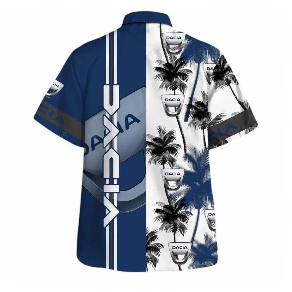 Dynatech Vehicles Hawaiian Shirt Exclusive Logo, Custom Ride Button Shirt CAR143 - Image 3