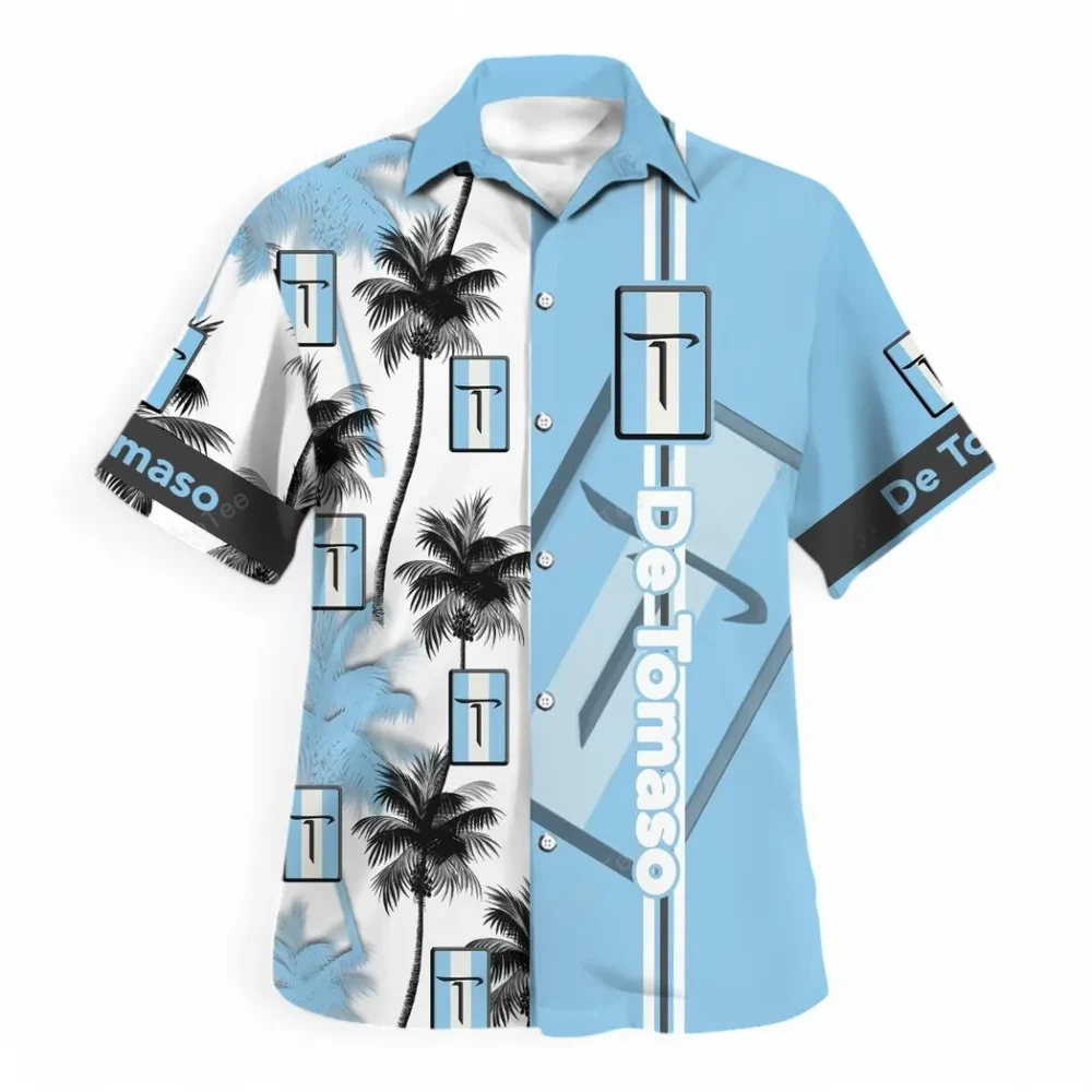 Racing Legend Hawaiian Shirt Exclusive Logo, Summer Garage Button Shirt CAR143 - Image 2