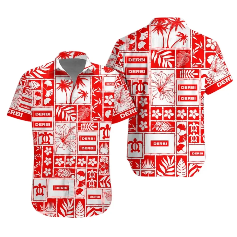 Fun Ride Hawaiian Shirt Exclusive Logo, Motorsport Vibe Button Shirt MOTOR3 - Image 2
