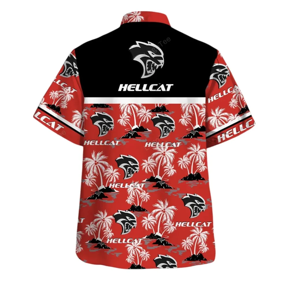 Power Muscle Car Hawaiian Shirt Exclusive Logo, Urban Driver Button Shirt CAR144 - Image 3