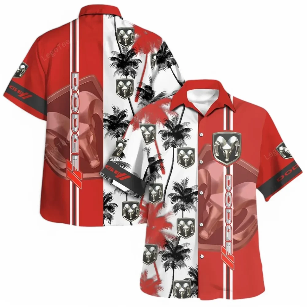 Muscle Car Hawaiian Shirt Exclusive Logo, Highway Cruise Button Shirt CAR143 - Image 4
