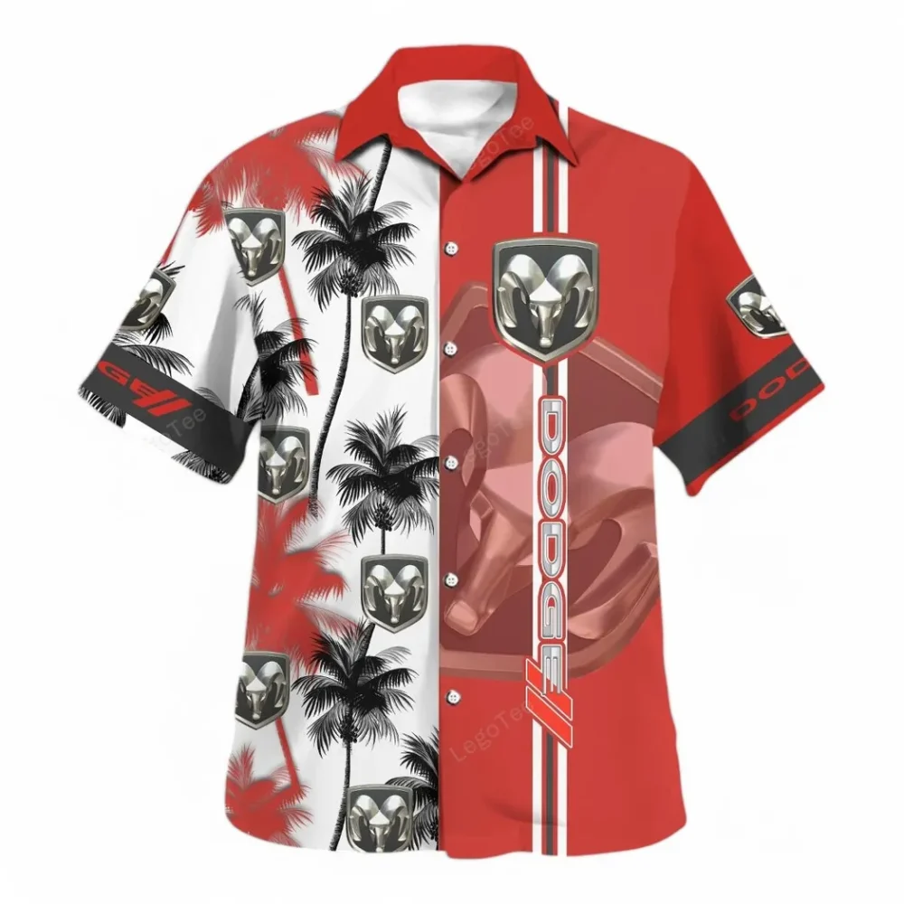 Muscle Car Hawaiian Shirt Exclusive Logo, Highway Cruise Button Shirt CAR143 - Image 2