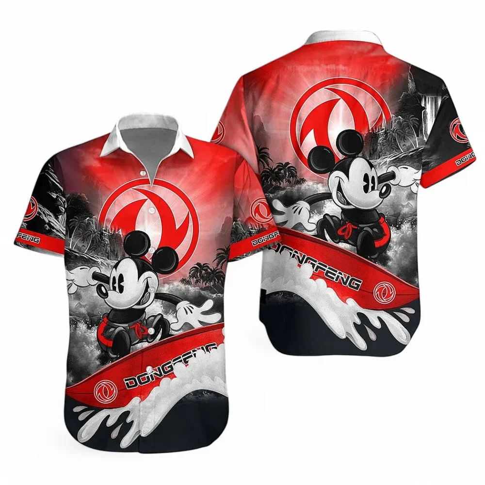 Drivetech Machines Hawaiian Shirt Exclusive Logo, Street-Ready Button Shirt CAR151 - Image 3
