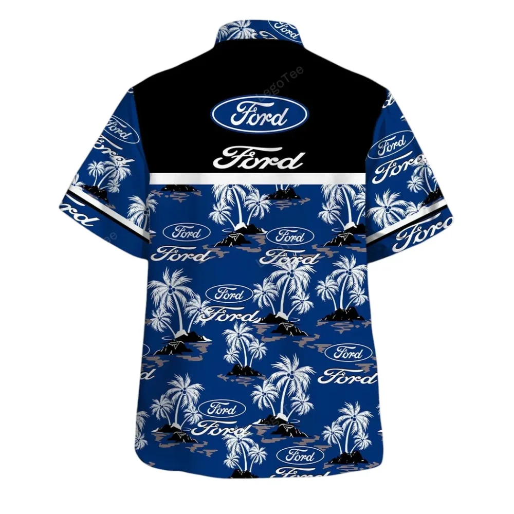 Vintage Ride Hawaiian Shirt Exclusive Logo, Road Life Button Shirt CAR144 - Image 3