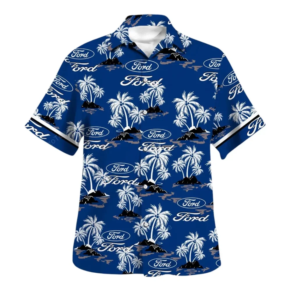Vintage Ride Hawaiian Shirt Exclusive Logo, Road Life Button Shirt CAR144 - Image 2