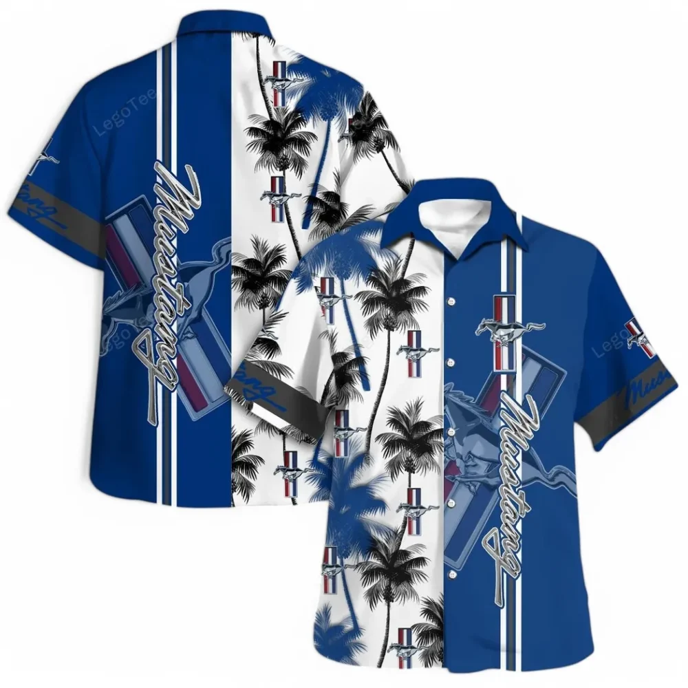 Car Hawaiian Shirt Exclusive Logo, Summer Garage Button Shirt CAR143 - Image 4
