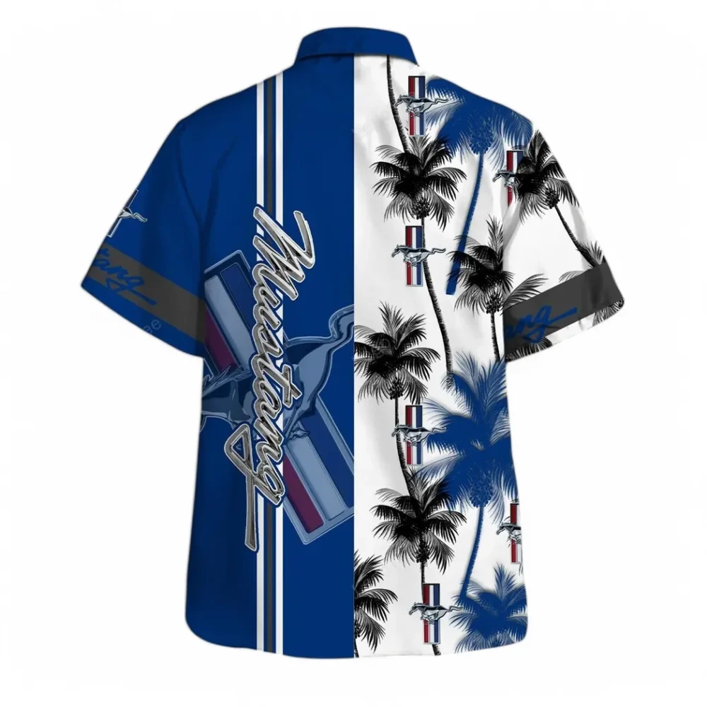 Car Hawaiian Shirt Exclusive Logo, Summer Garage Button Shirt CAR143 - Image 3