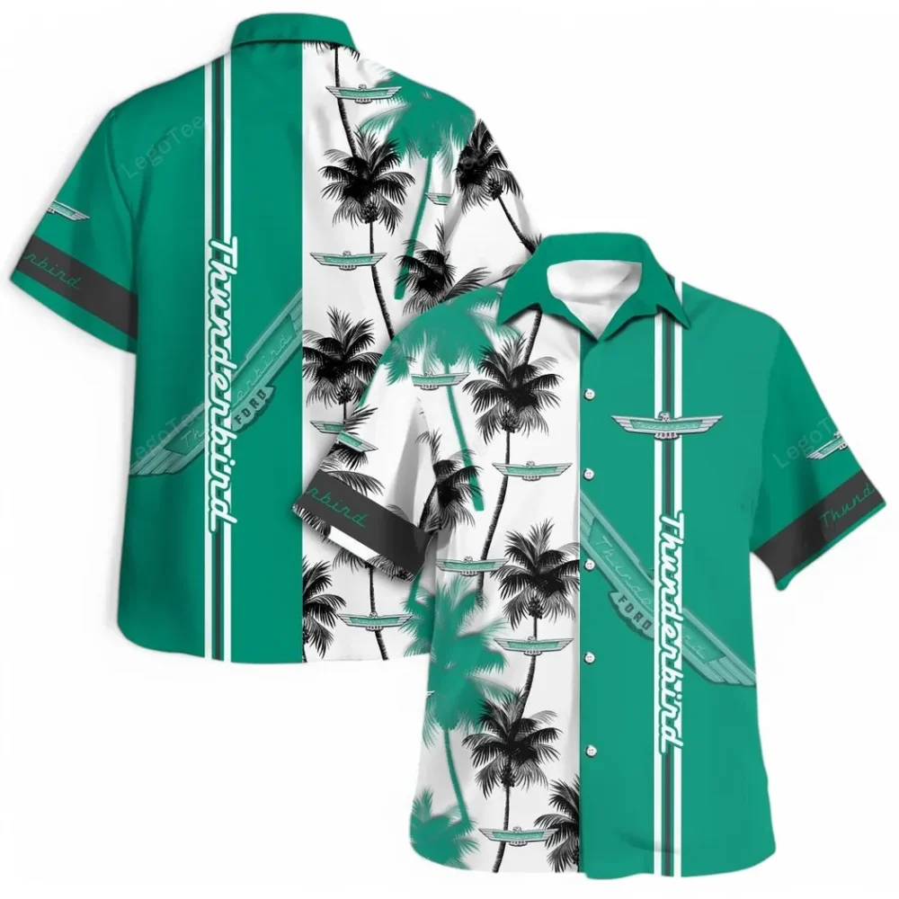 Compact Work Machine Hawaiian Shirt Exclusive Logo, Hot Rod Button Shirt CAR143 - Image 4