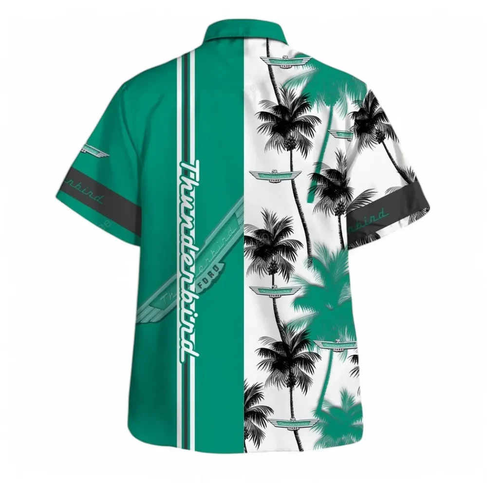 Compact Work Machine Hawaiian Shirt Exclusive Logo, Hot Rod Button Shirt CAR143 - Image 3