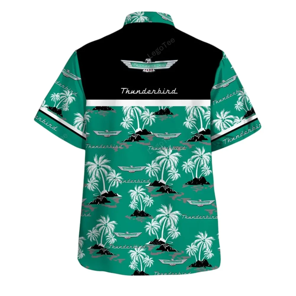 Compact Work Machine Hawaiian Shirt Exclusive Logo, Drift-Ready Button Shirt CAR144 - Image 3