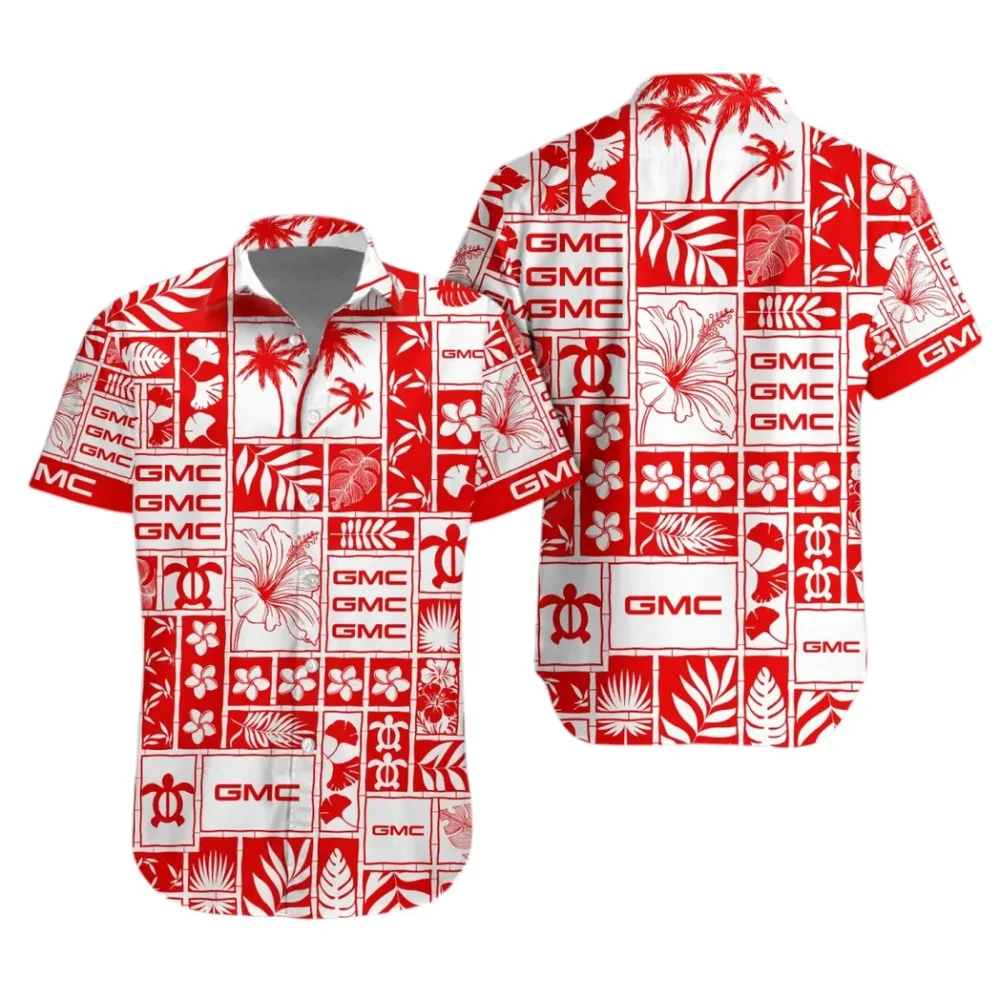 Grade Truck Hawaiian Shirt Exclusive Logo, Motor Culture Button Shirt CAR350 - Image 2