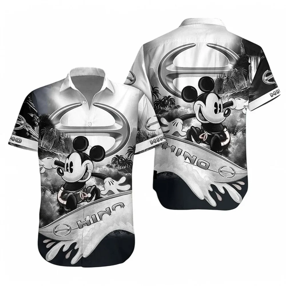 Freight Transporter Hawaiian Shirt Exclusive Logo, Highway Cruise Button Shirt CAR151 - Image 3