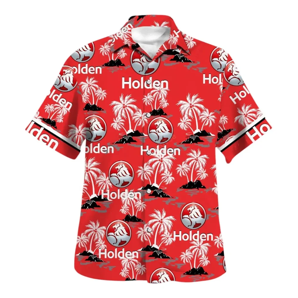 Sport Saloon Hawaiian Shirt Exclusive Logo, Chrome Wave Button Shirt CAR144 - Image 2