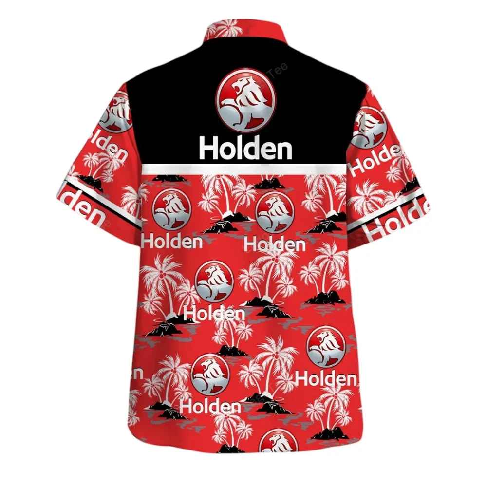 Sport Saloon Hawaiian Shirt Exclusive Logo, Chrome Wave Button Shirt CAR144 - Image 3